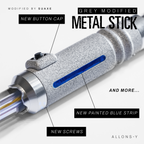A MODifed Grey Aztec Metal Stick